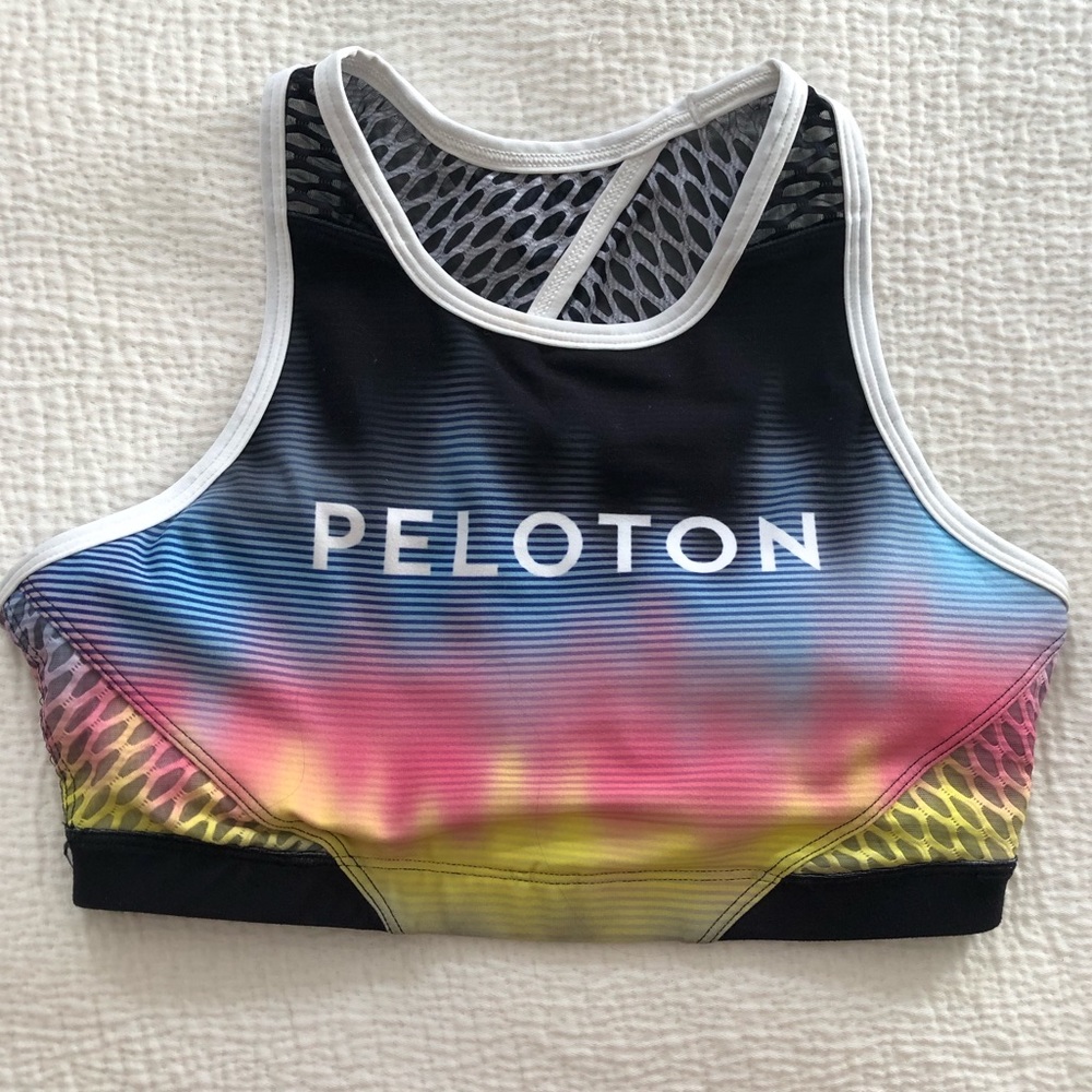 Peloton x WITH High Neck Sports Bra NWOT